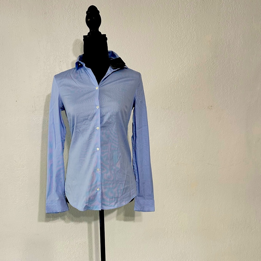 NWT MASSIMO DUTTI Women's long-sleeved fit shirt